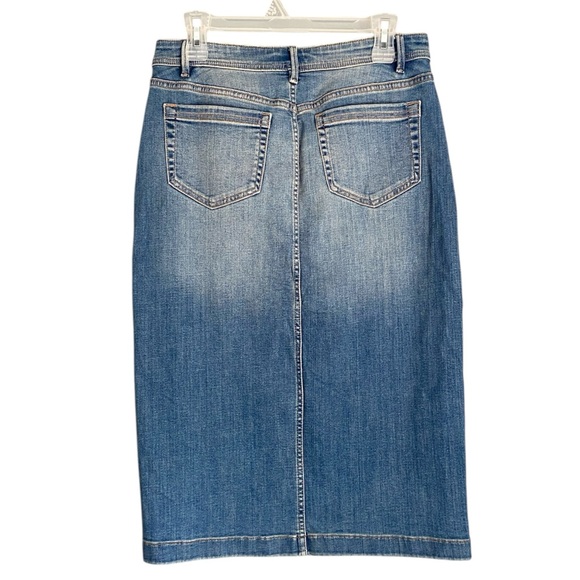 J. Jill Blue Denim Skirt - Picture 3 of 6